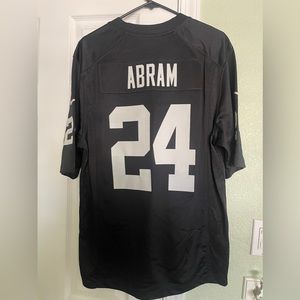 Raiders Abram jersey (m) like new